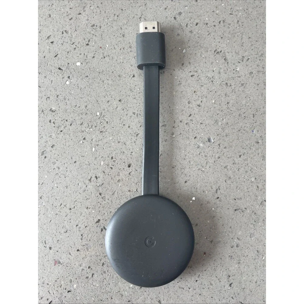 Google Chromecast 3rd Gen NC2-6A5 HDMI 1080p NO POWER ADAPTER SUPPLY Included